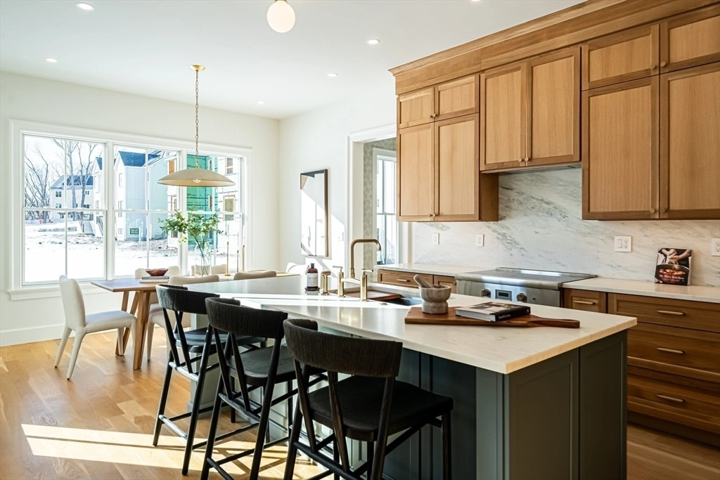 Danby Marble backsplash - Lexington, MA